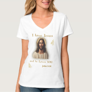 John 3:16 Bible verse T-Shirt