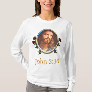 John 3:16 Bible verse T-Shirt