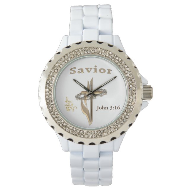 John 3:16 Bible verse Watch (Front)