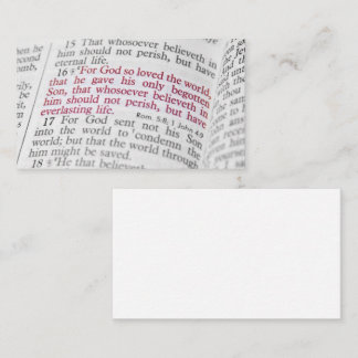 John 3:16 business card