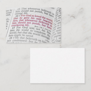 John 3:16 business card