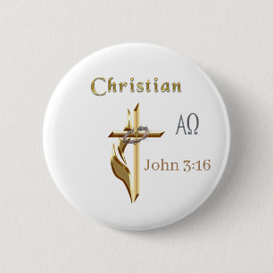 John 3:16    button