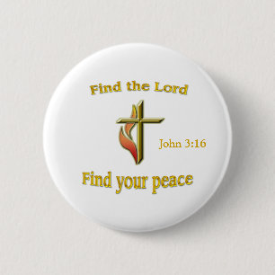 John 3:16 button