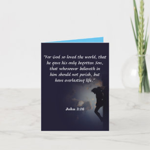 John 3:16 card
