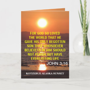 JOHN 3 16 CARD