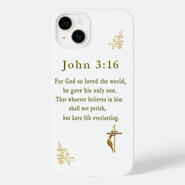John 3:16 Case-Mate iPhone case (Back)