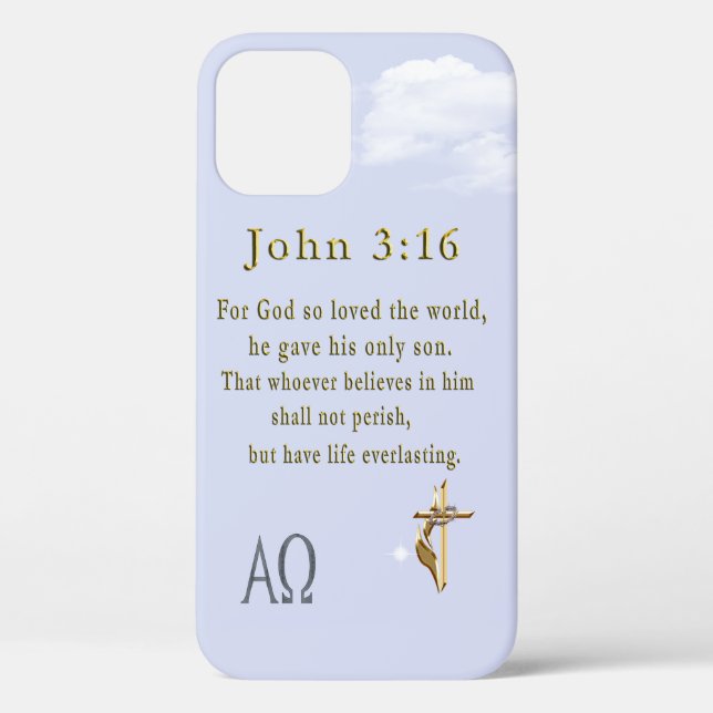 John 3:16 Case-Mate iPhone case (Back)