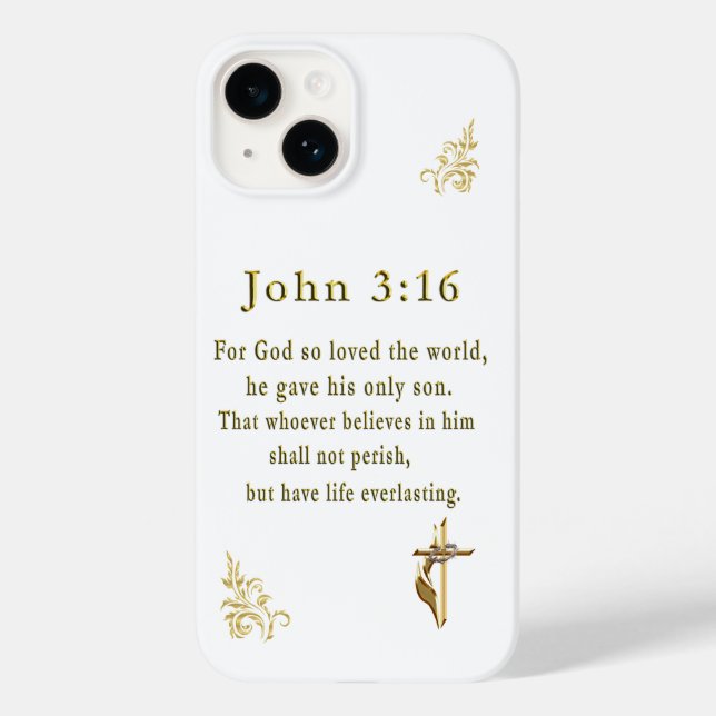 John 3:16 Case-Mate iPhone case (Back)