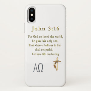 John 3:16 iPhone x case
