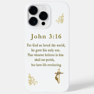John 3:16 Case-Mate iPhone 14 pro max case