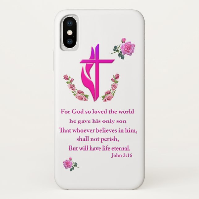 John 3:16 Case-Mate iPhone case (Back)