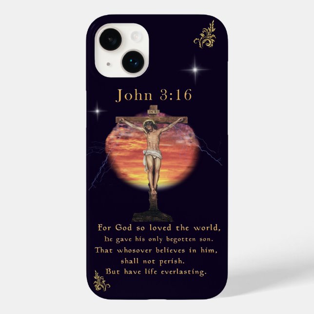 John 3:16 Case-Mate iPhone case (Back)