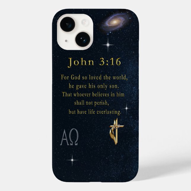 John 3:16 Case-Mate iPhone case (Back)