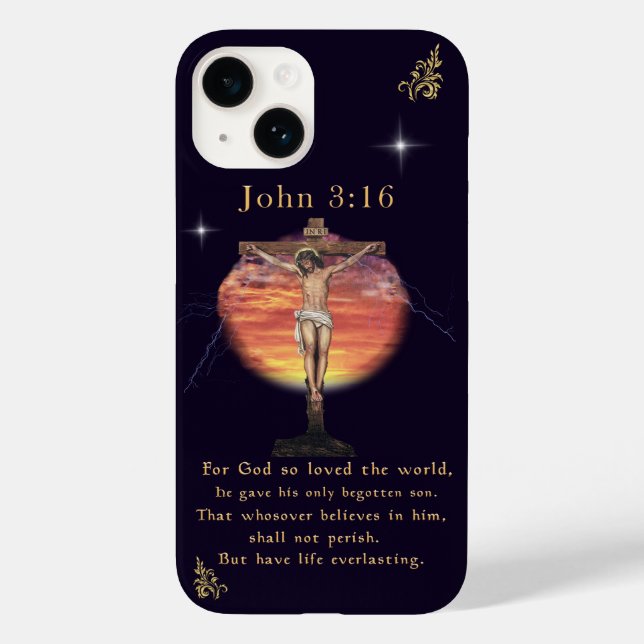 John 3:16 Case-Mate iPhone case (Back)