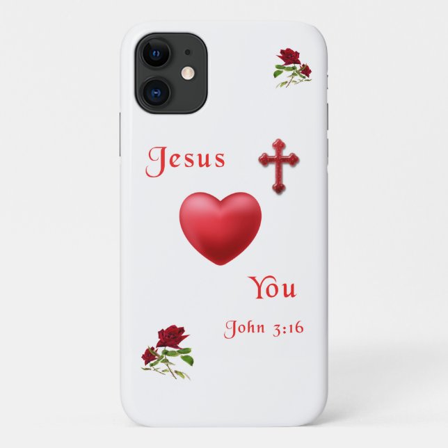 John 3:16 Case-Mate iPhone case (Back)