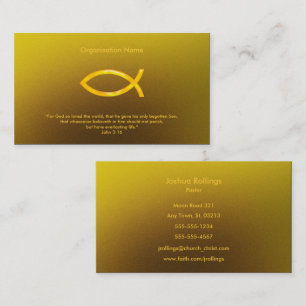 John 3:16   Christian Business Card