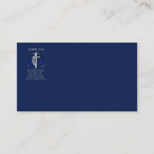 John 3:16 Christian  Business Card