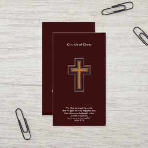 John 3:16 Christian Business Card