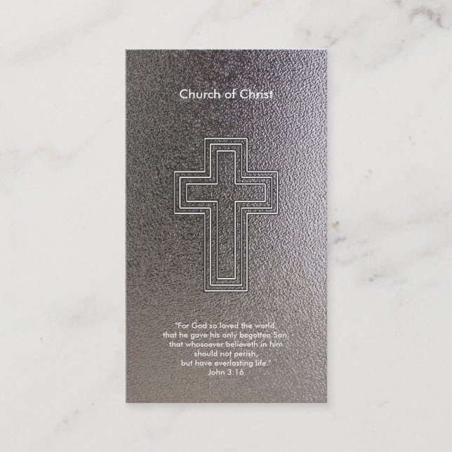 John 3:16 - Christian Business Card (Front)