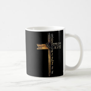John 3_16 Christian Cross Bible 2025 Update  Coffee Mug