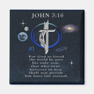 John 3:16 Christian Magnet