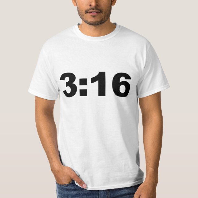 John 3:16 - Christian T-Shirt (Front)