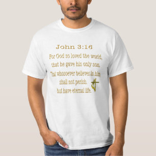John 3:16 Christian t-shirt