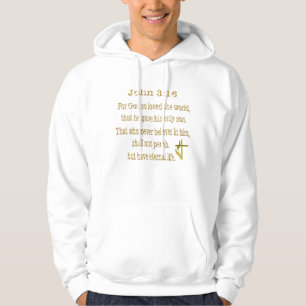 John 3:16 Christian t-shirt Hoodie