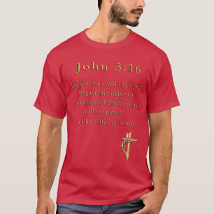 John 3:16 christian t-shirts