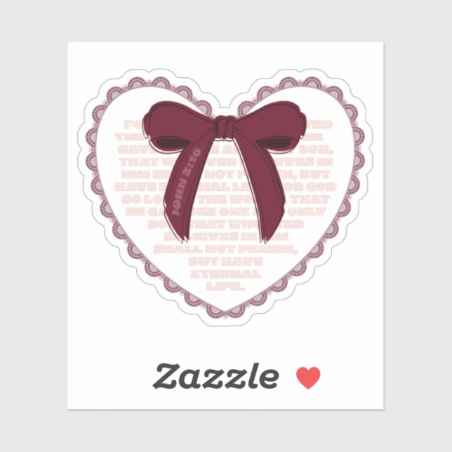 John 3:16 - Christian Valentine (Sheet)