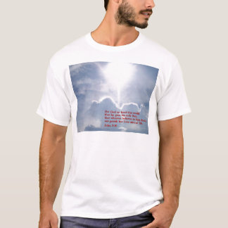 John 3:16 Clouds T-Shirt