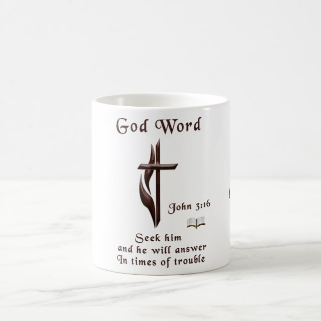 John 3:16 coffee mug (Center)