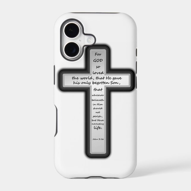 John 3:16 Cross Only (Back)