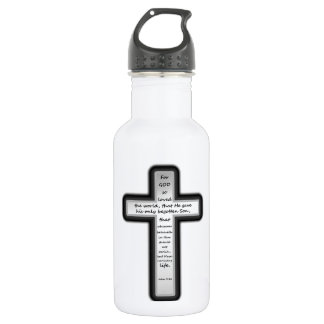 John 3:16 Cross Only 532 Ml Water Bottle