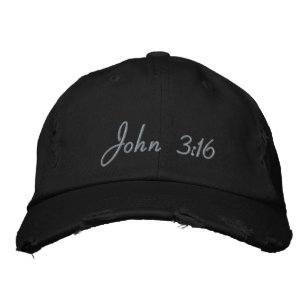 John 3:16 Customizable Embroidered Baseball Cap