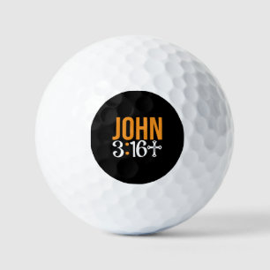 John 3:16 For God So Love The World Bible Verse Golf Balls