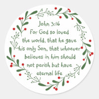 John 3:16 For God so loved the world Christmas