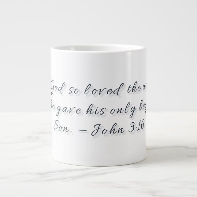 John 3:16, Gift Specialty Mug (Front)