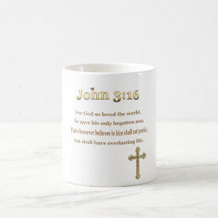 John 3:16 gifts coffee mug