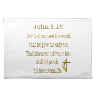 John 3:16 Gifts Placemat