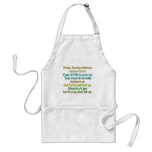 John 3:16 Haitian Creole Standard Apron