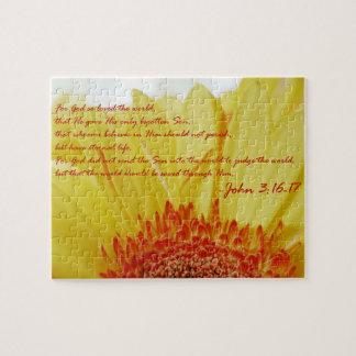 John 3:16 in Spring Jigsaw Puzzle