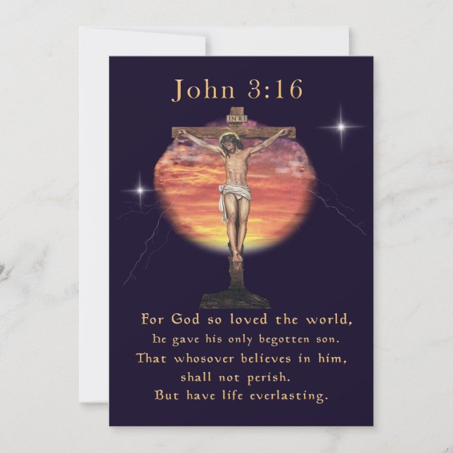 John 3:16 invitation (Front)