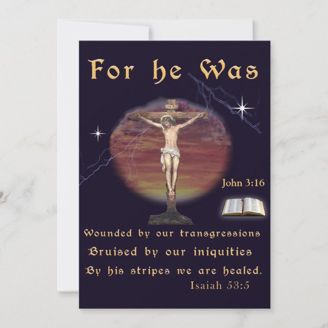 John 3:16 invitation (Front)