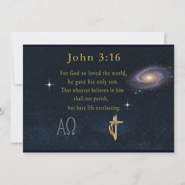 John 3:16 invitation (Front)