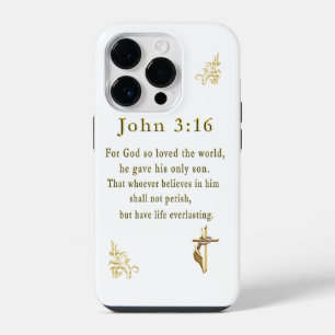 John 3:16 iPhone 14 pro case