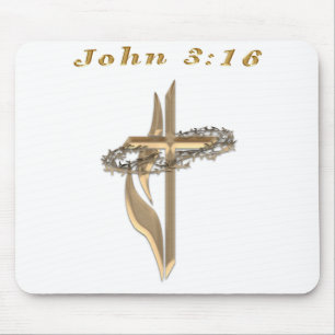 John 3:16 items mouse mat