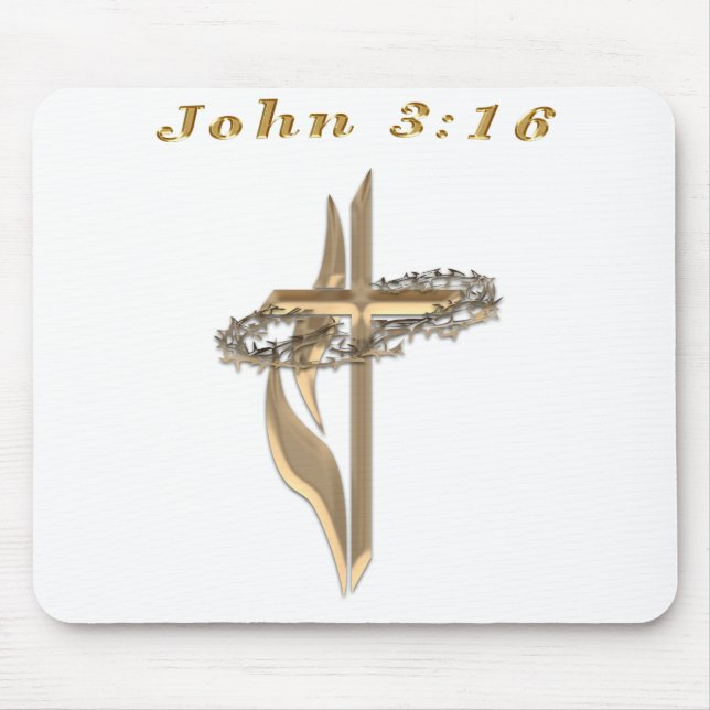 John 3:16 items mouse mat (Front)