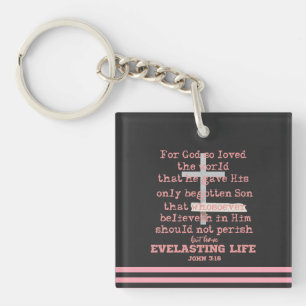 John 3.16 key ring