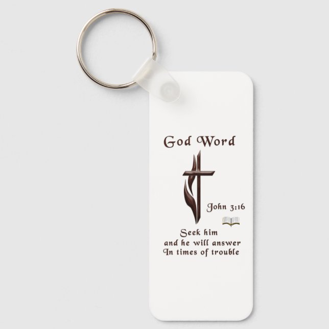 John 3:16 key ring (Front)